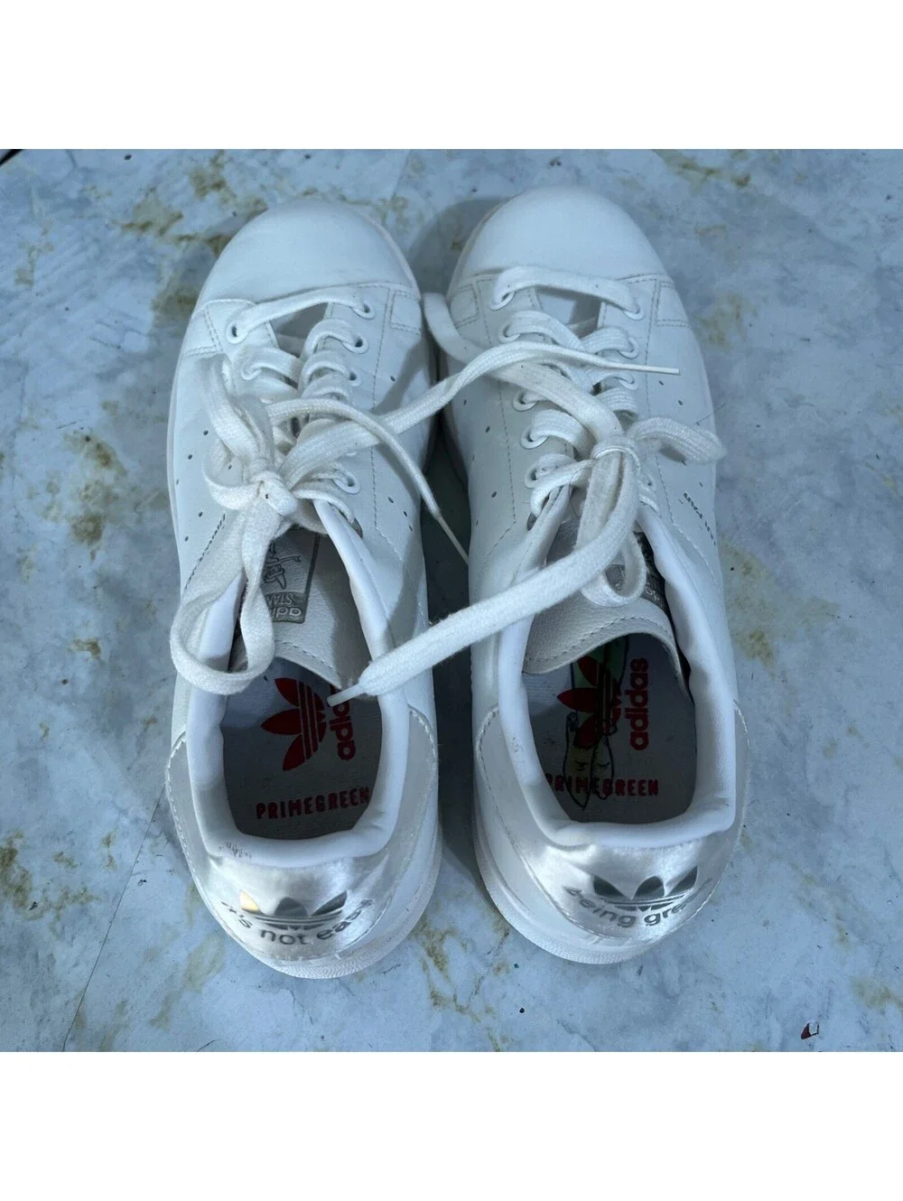 adidas midsole discoloration